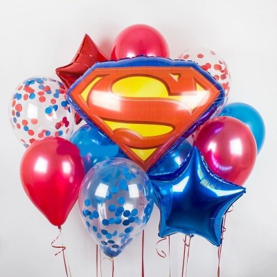 Гелиевые шарики Супермен