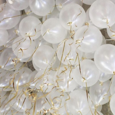 Белые шары на свадьбу